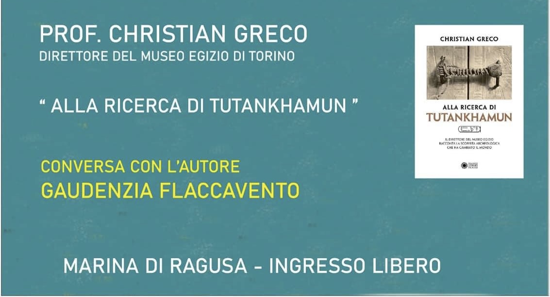 Marina di Ragusa: ospite della rassegna Liola’ l’egittologo Christian Greco