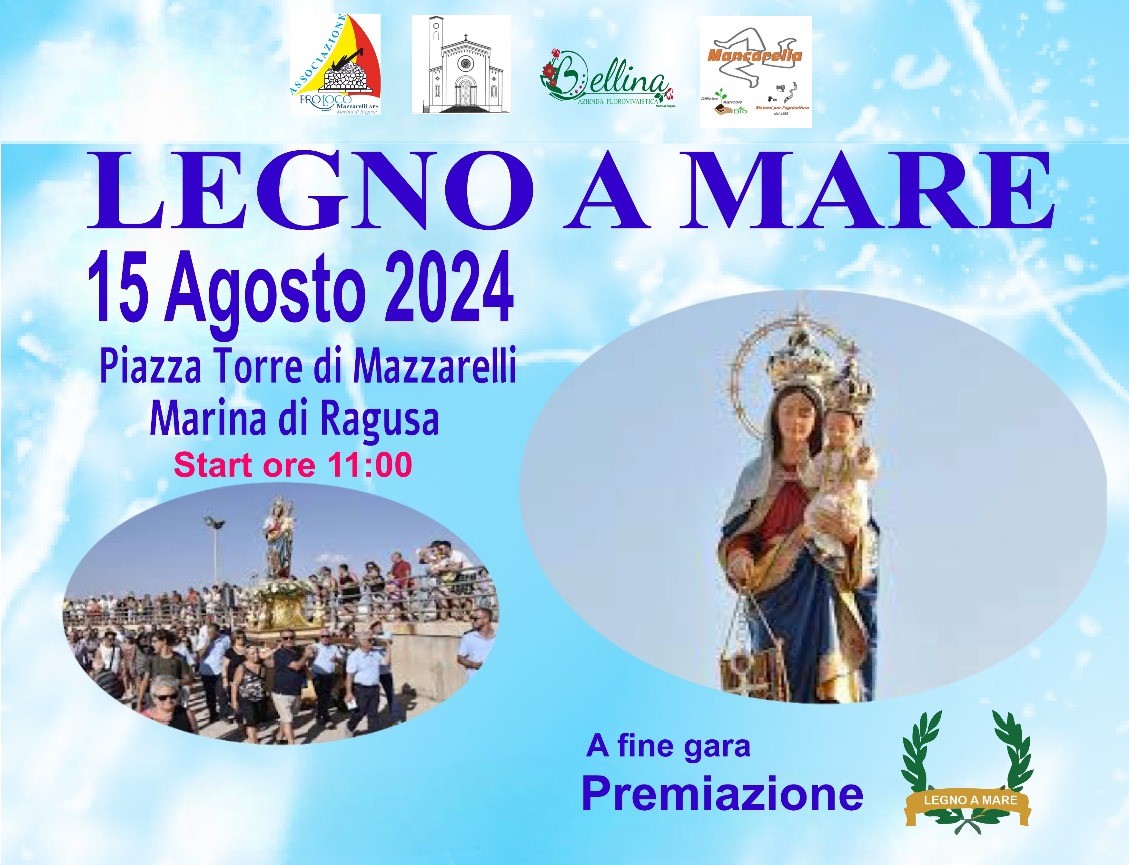 Marina di Ragusa: Domani per la festa della Madonna di Portosalvo il tradizionale “Legno a Mare”