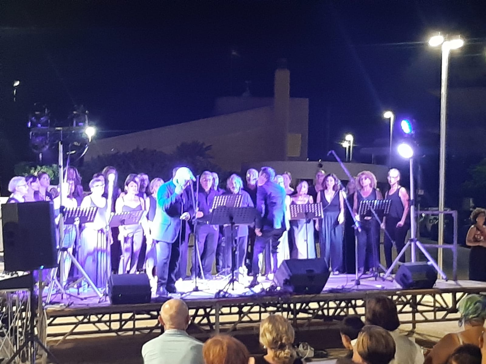 Il Modica Gospel Choir dopo la performance di Marina, il 20 agosto atteso a Pozzallo
