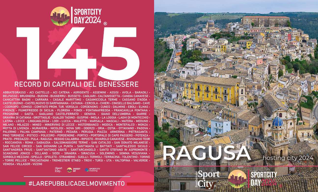 Ragusa, domani al Comune si presenta l’evento ‘Sportcity Day’ che si terrà il 28 settembre