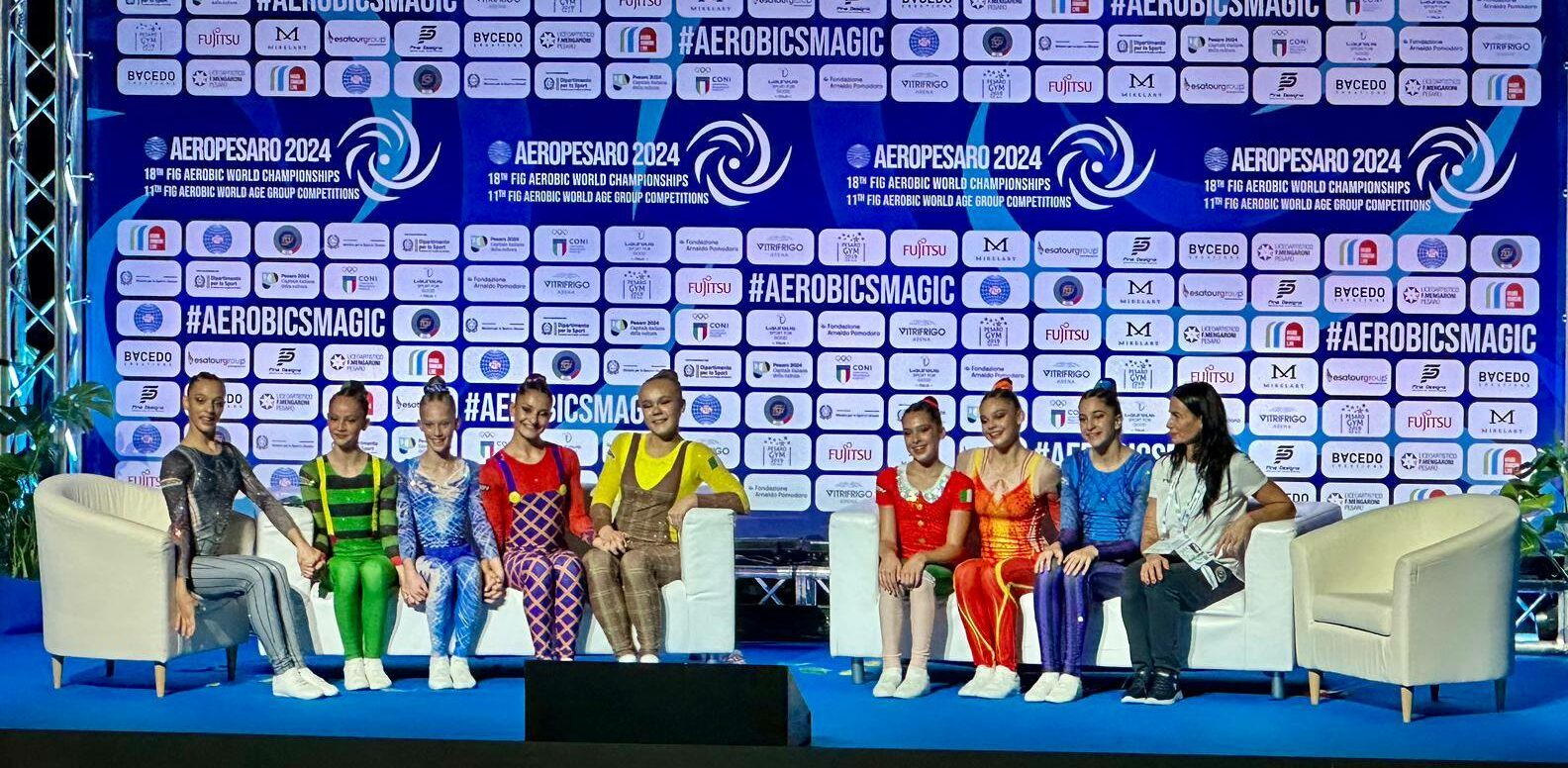 Ginnastica Aerobica: ai Mondiali di Pesaro l’Italia approda in finale, tra le azzurre Giulia Cappello della Motyka