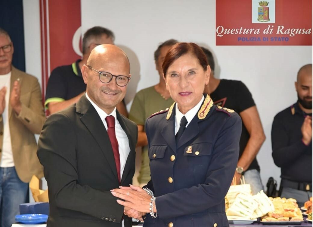 Il Commissario Capo Capaccio va in pensione, i saluti di commiato del Questore di Ragusa