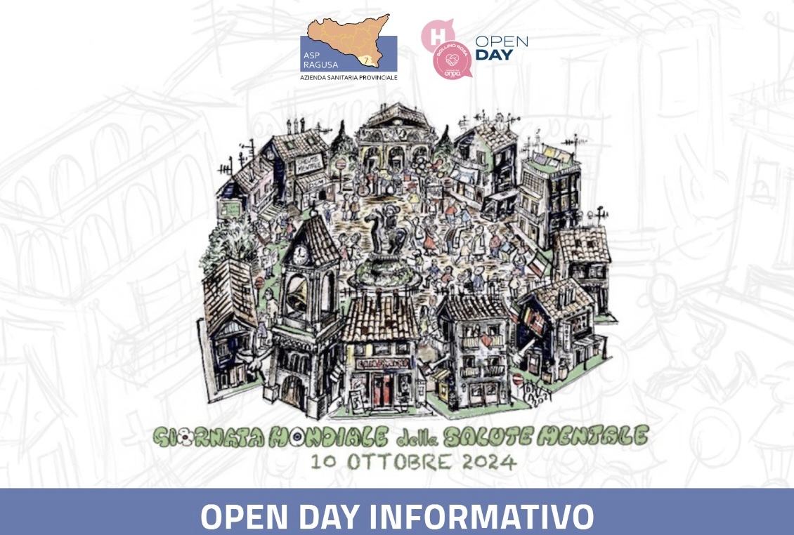Giornata mondiale della Salute Mentale: il 10 ottobre Open Day a Ragusa, Vittoria e Modica