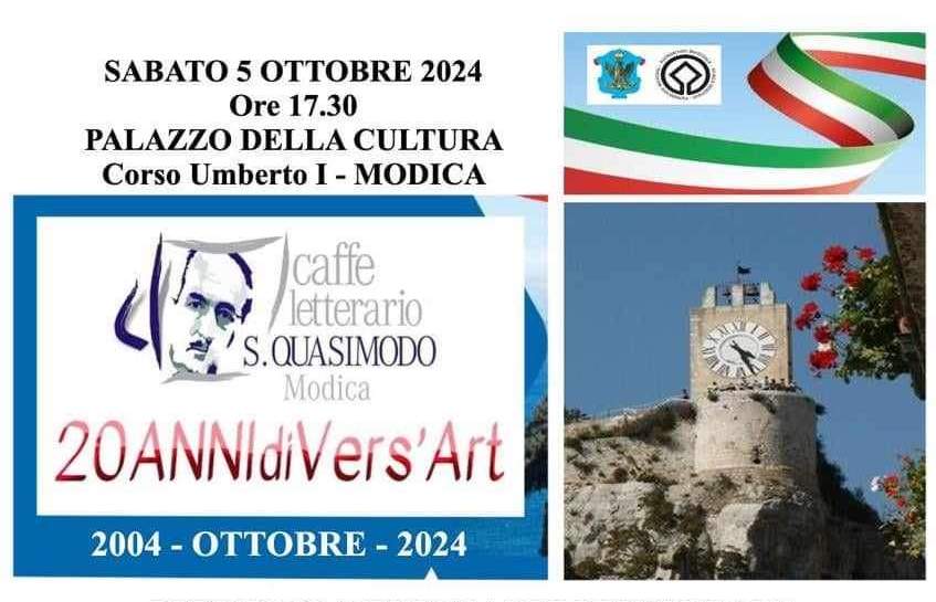 Modica, verso il ventennale del Caffè Letterario “S. Quasimodo”: “20 anni di Vers’Art”