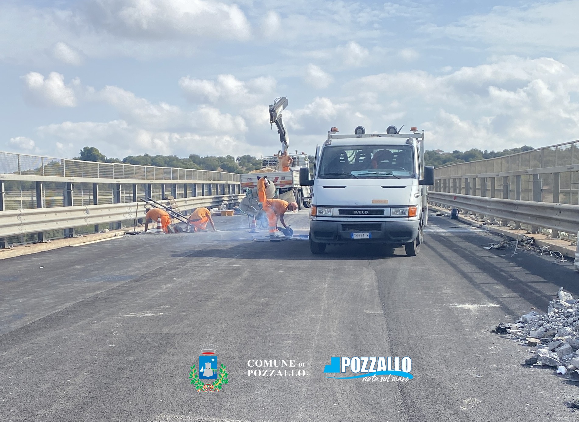 Ancora pochi giorni e riaprirà la circonvallazione di Pozzallo: oggi sopralluogo del sindaco