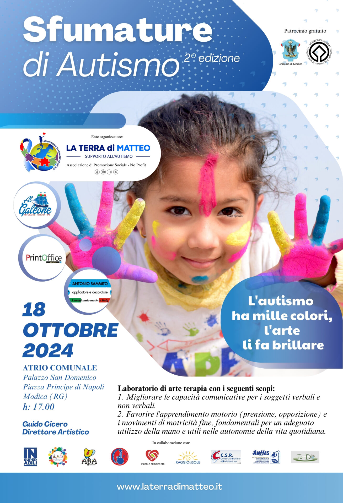 Modica, “La Terra di Matteo” organizza la seconda edizione di “Sfumature di Autismo”