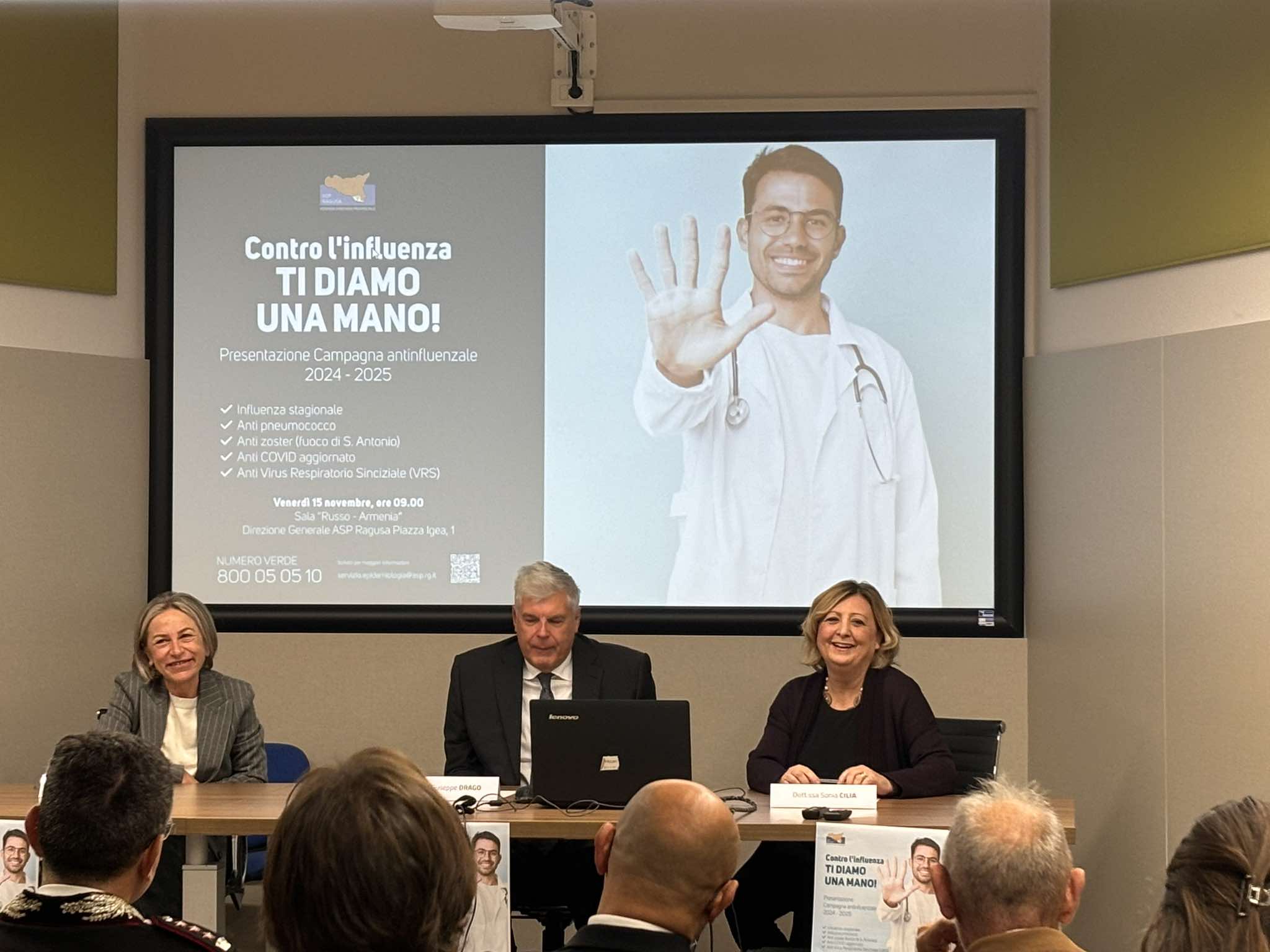 Ragusa, presentata ufficialmente all’Asp la campagna vaccinale con testimonial d’eccezione