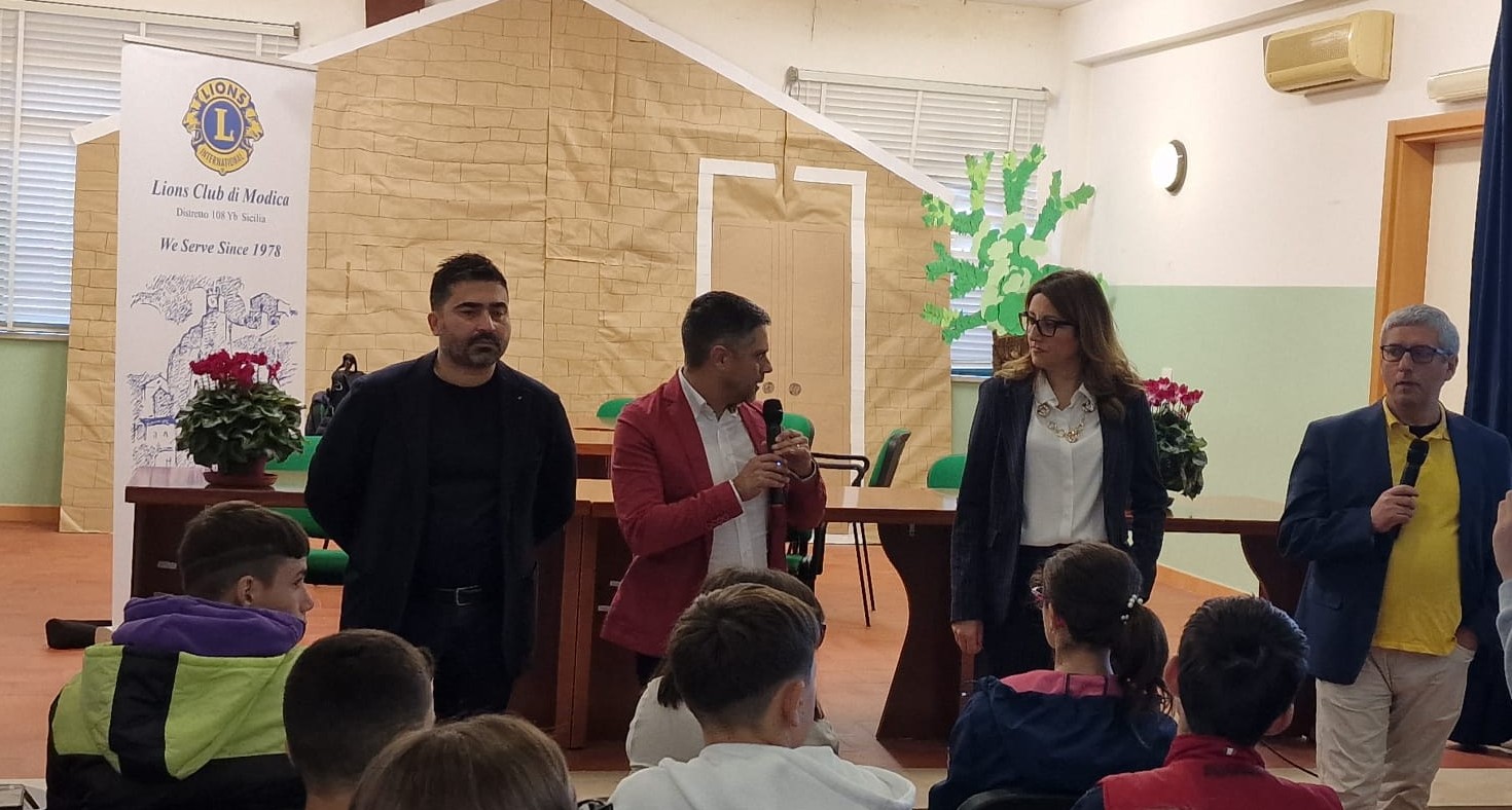 Modica, alla “C. Amore – Piano Gesù” laboratorio didattico organizzato da Lions e Banca d’Italia