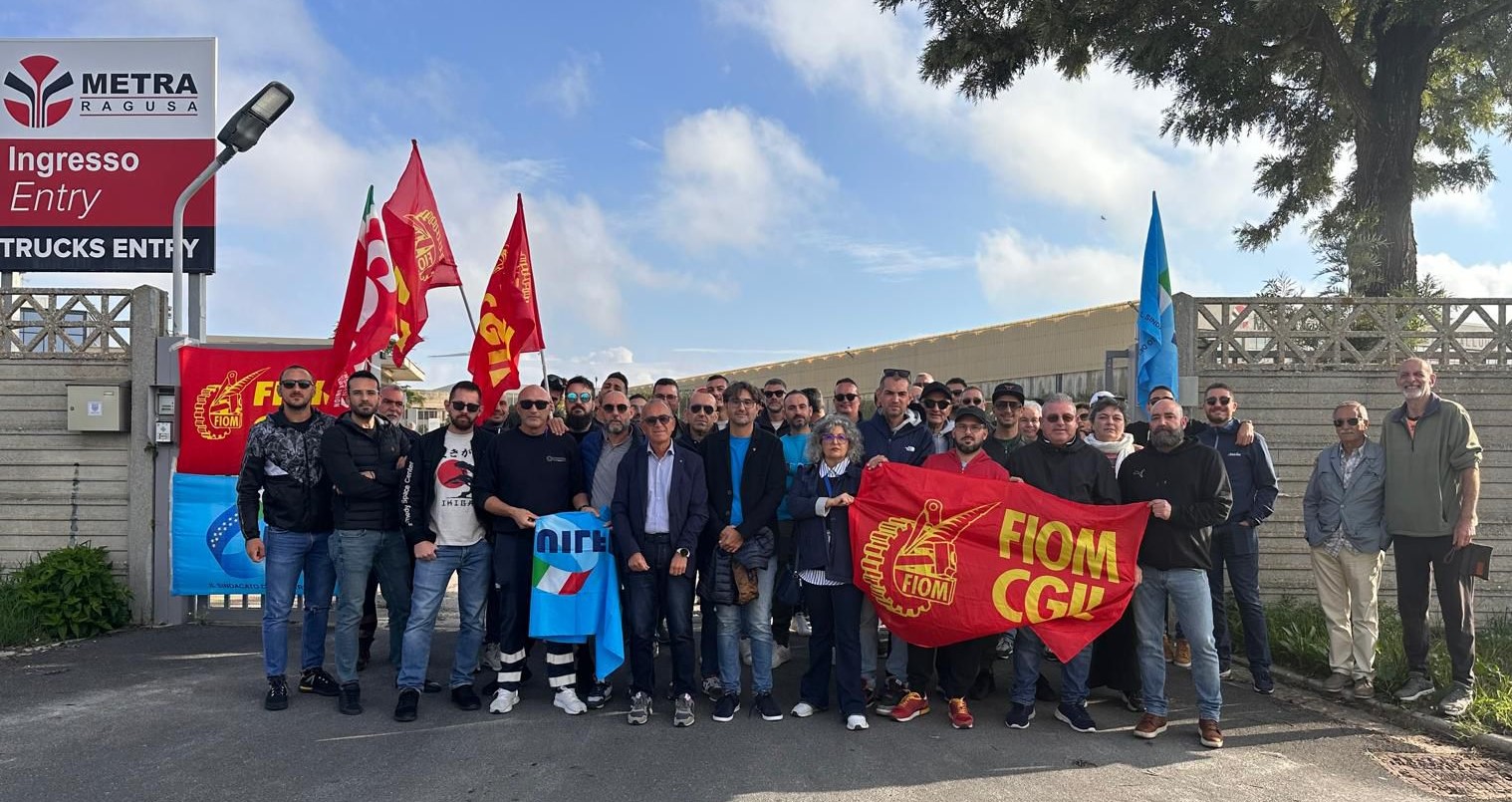 I lavoratori della Metra di Ragusa hanno scioperato oggi per 8 ore in nome della sicurezza
