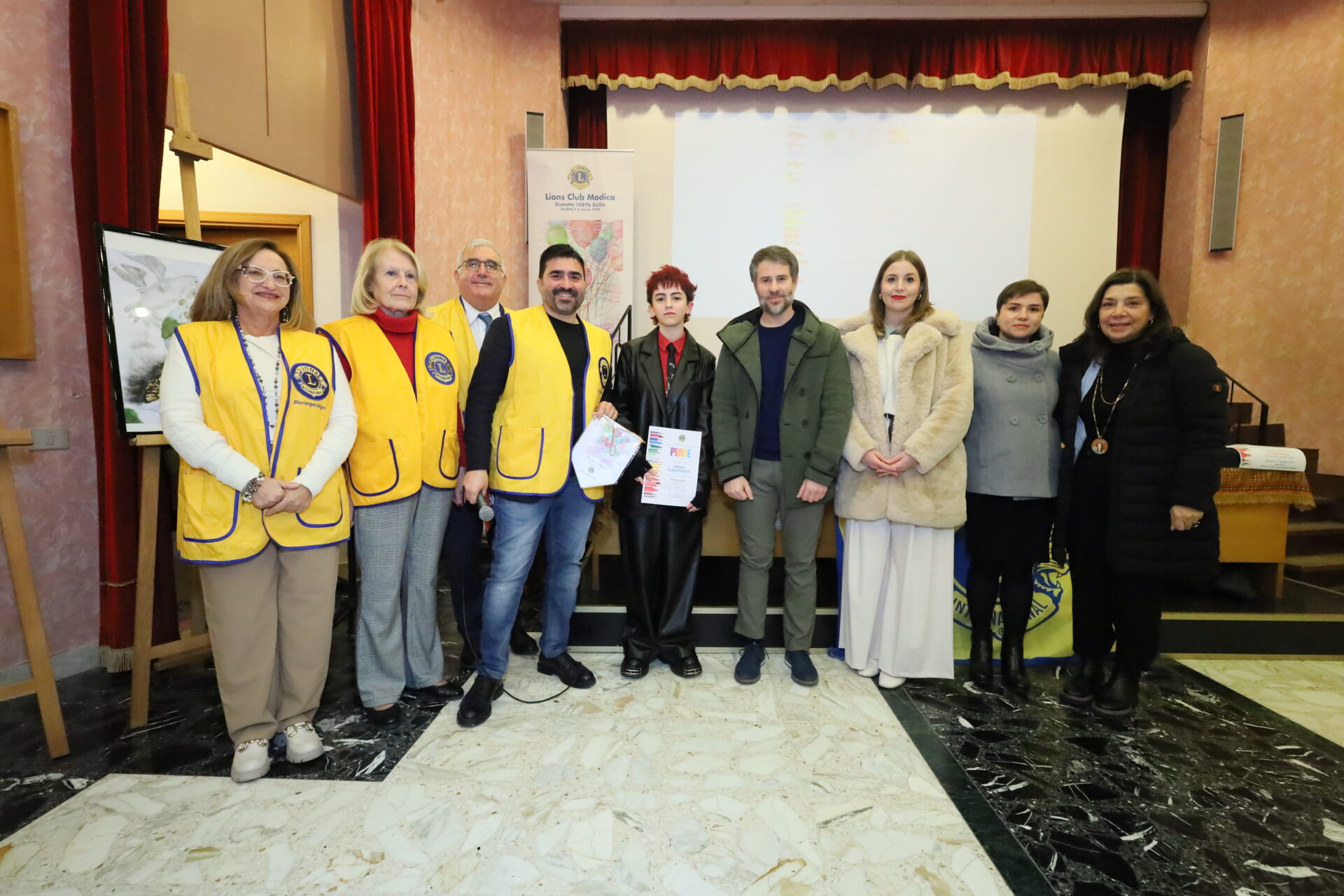 Modica, ecco i premiati del concorso del Lions: “Un poster per la pace”