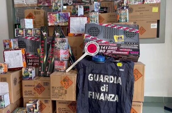 Capodanno sicuro: sequestrati dalla GdF a Scicli 330 Kg di fuochi d’artificio illecitamente detenuti