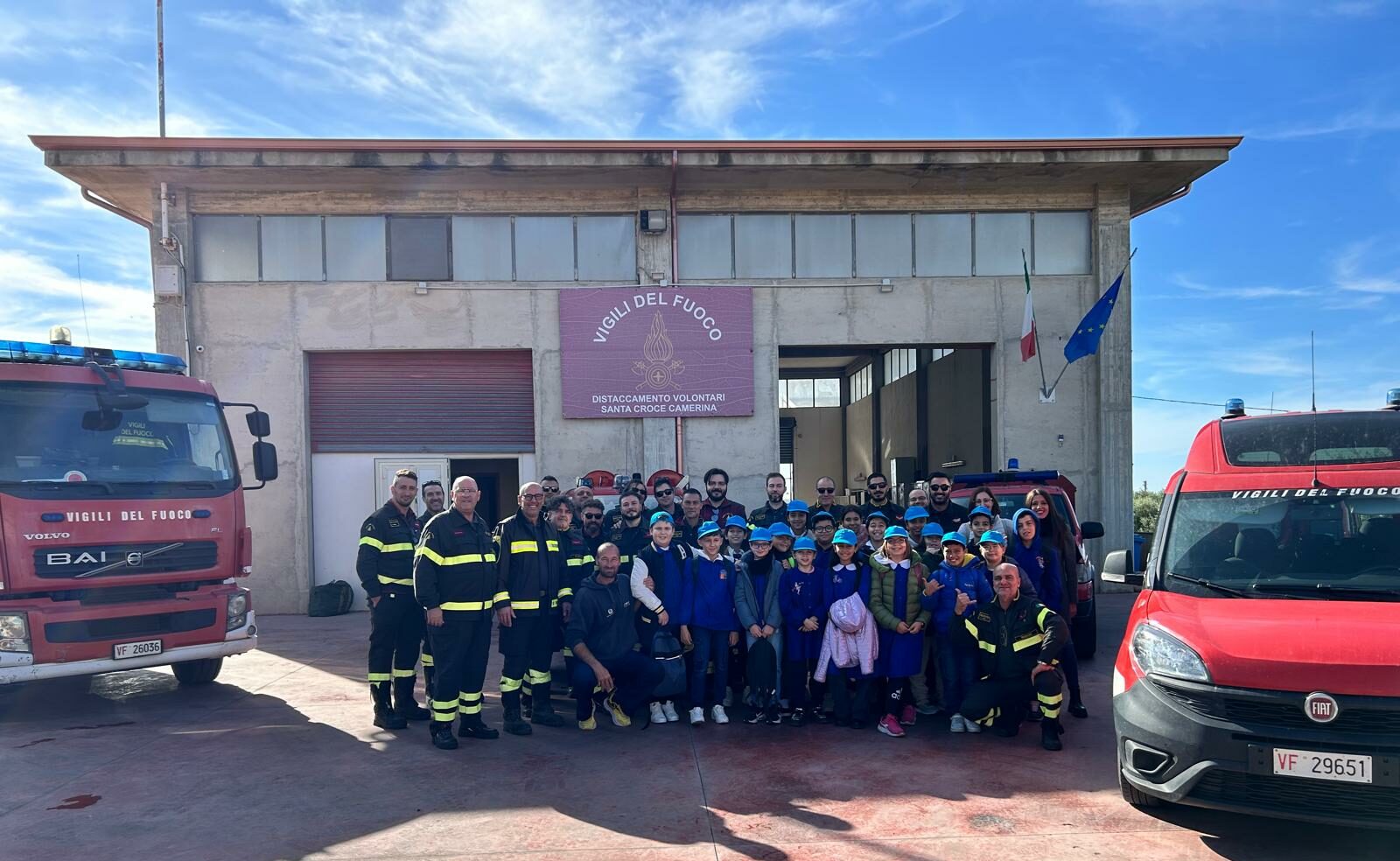 I Vigili del Fuoco hanno festeggiato la Patrona Santa Barbara anche a Santa Croce Camerina