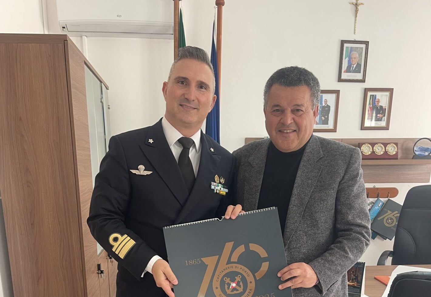 Il sindaco di Scicli in visita istituzionale alla Capitaneria di Porto di Pozzallo