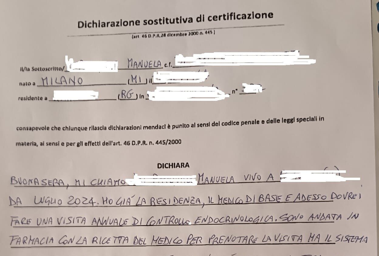 Prenotare una visita: l’Odissea di Manuela ed il “ridicolo” sistema informatico dell’ASP di Ragusa
