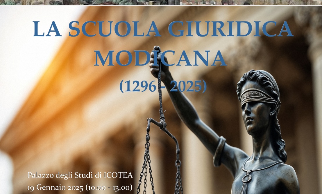 Domenica il convegno dedicato alla Scuola Giuridica Modicana