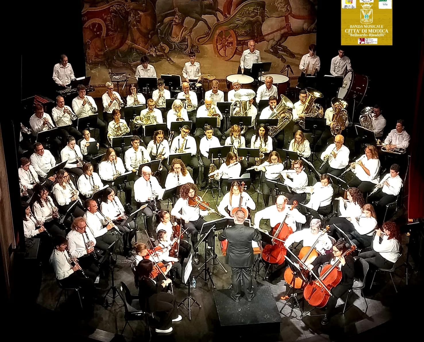 Modica, Banda Belluardo-Risadelli, l’omaggio al Senato di Salvo Sallemi (video)