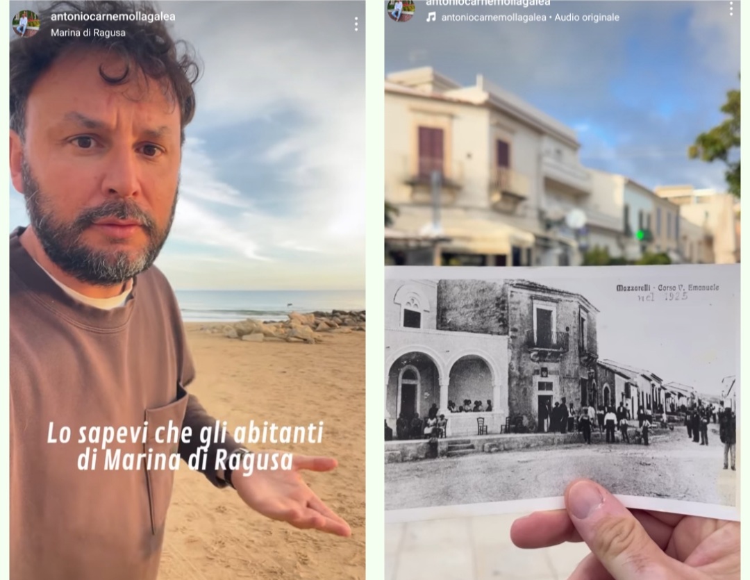 Marina di Ragusa: la storia di Mazzarelli trova spazio nei reels e vlog di Antonio Carnemolla