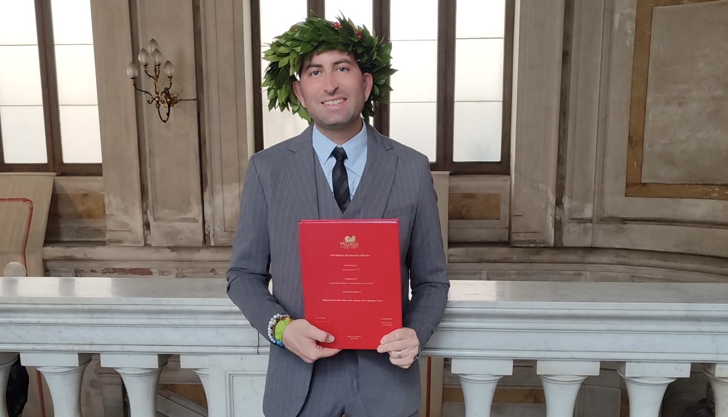 Ragusa, Vincenzo Canto si laurea in Scienze Motorie. La tesi: il ruolo dello sport nella sua malattia