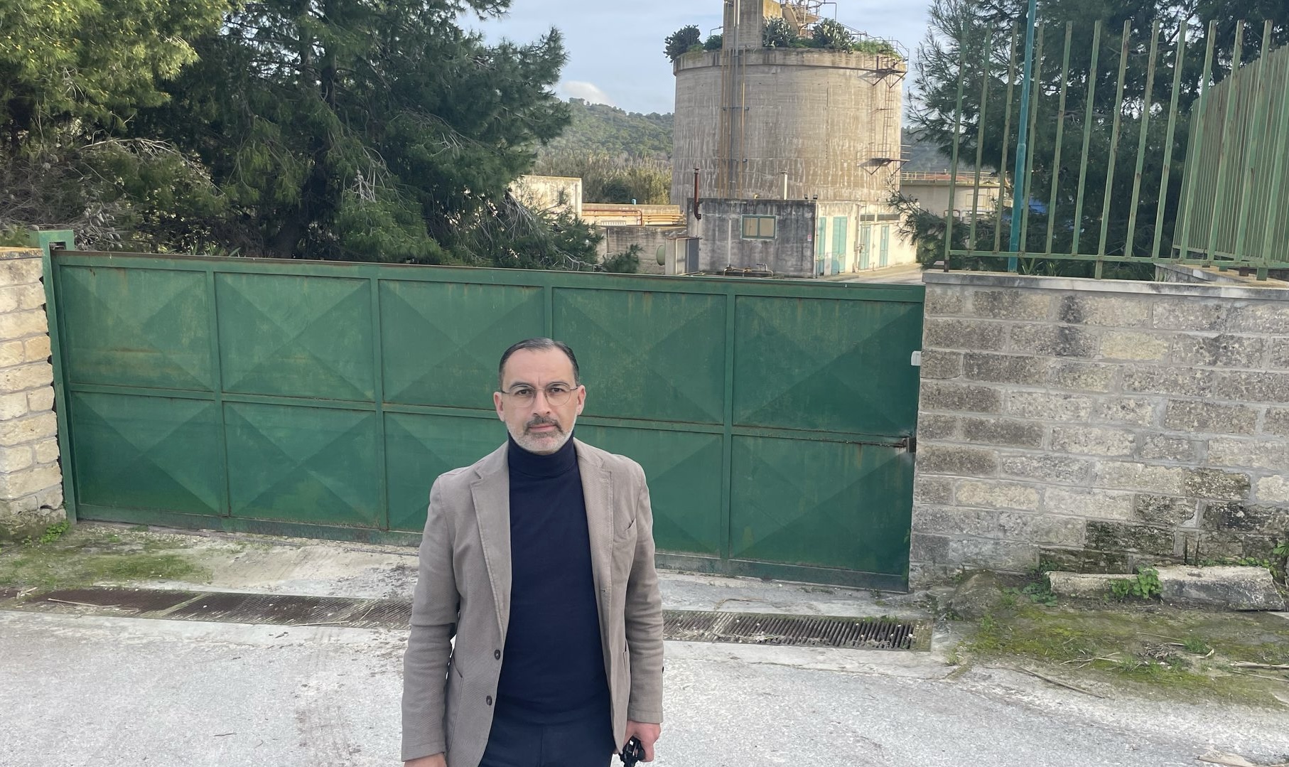 Depuratore Mendolilli a Vittoria, sopralluogo di La Rosa (FI): “Il sito non è in sicurezza”