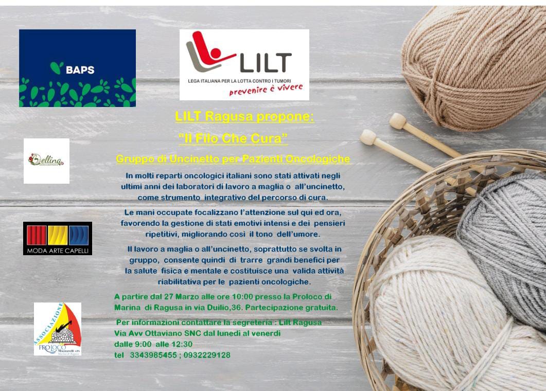 Settimana Nazionale della prevenzione oncologica diverse iniziative della Lilt Ragusa