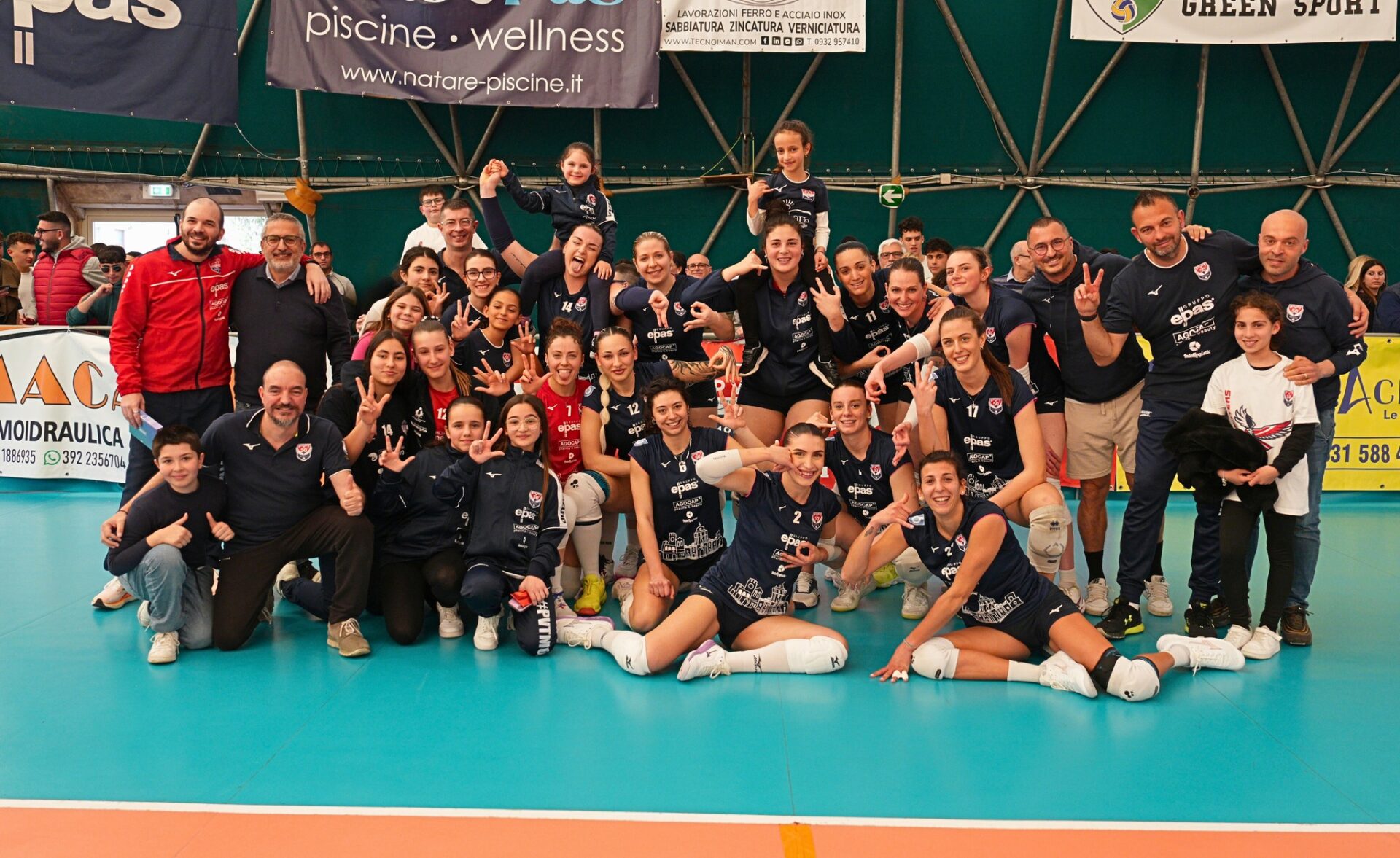 La PVT Modica impone la legge del “Geodetico”, anche la Volleyro s’inchina alle aquile biancorosse