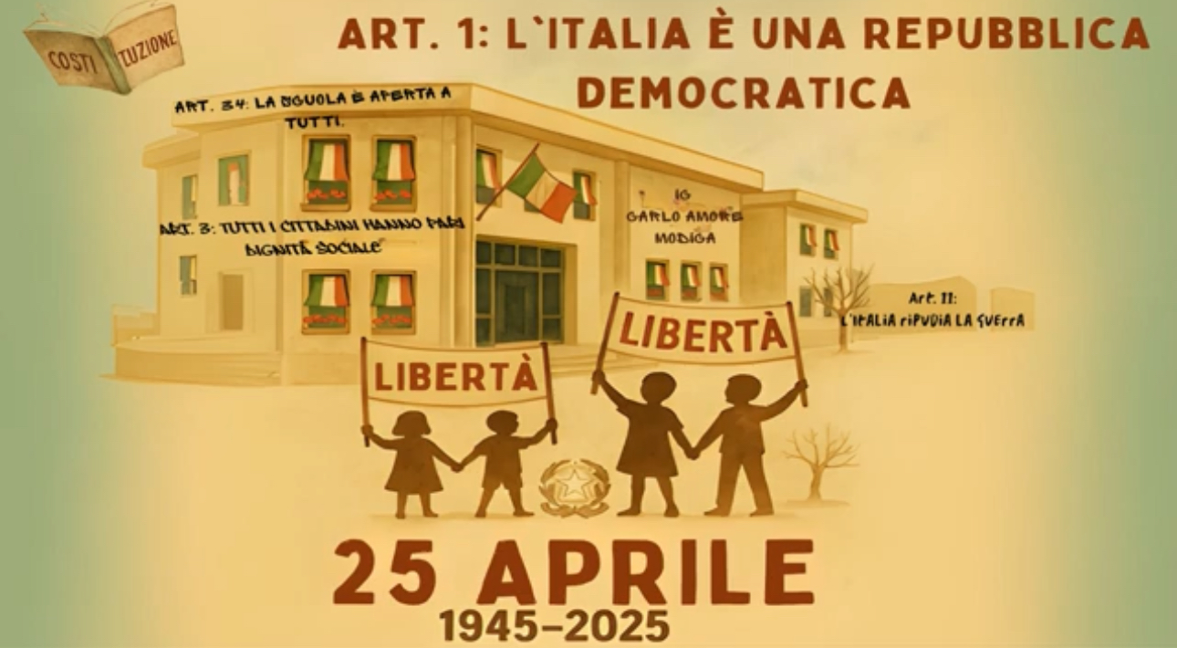 Modica: la Resistenza tra i banchi della classe IC di ‘Santa Teresa’ diventa inno collettivo (video)