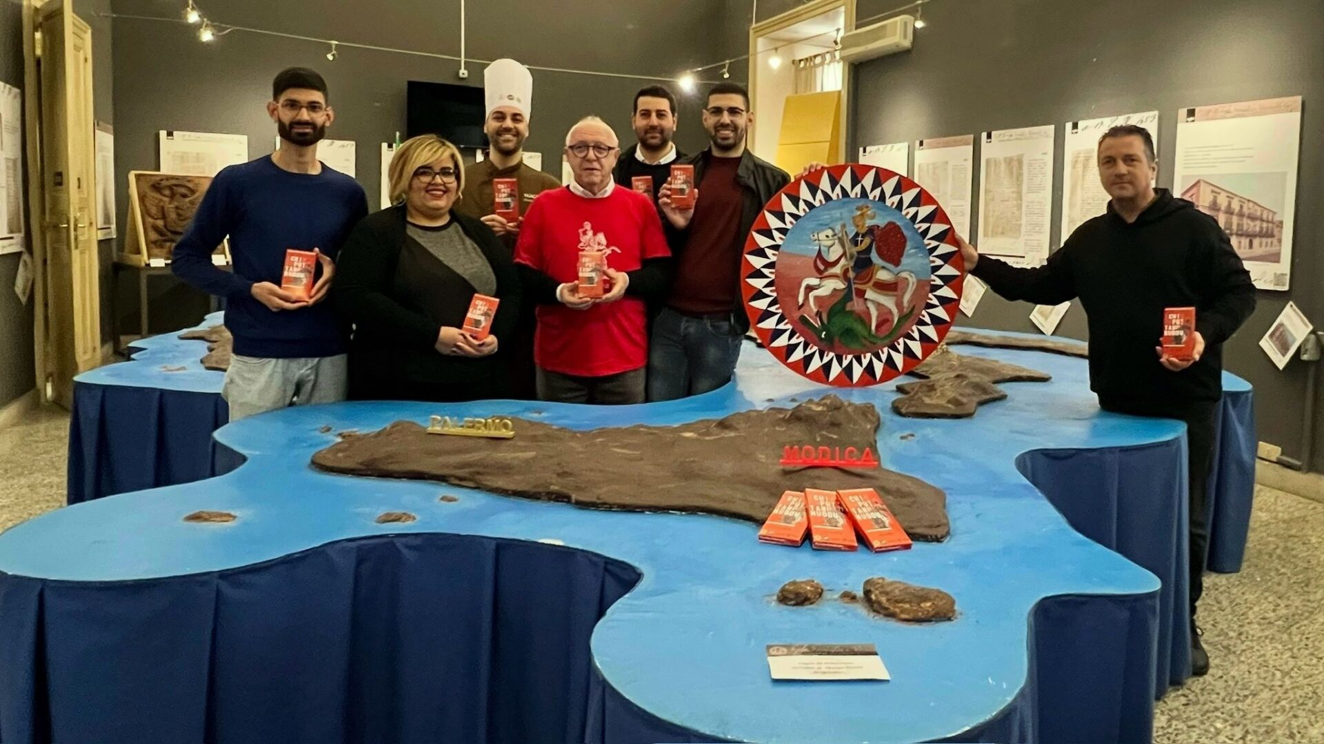 Presentata la barretta di cioccolato IGP dedicata al patrono di Modica, San Giorgio