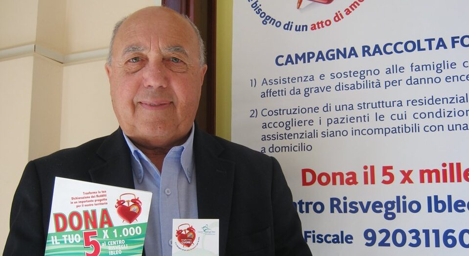 Il mondo della solidarietà iblea piange la scomparsa di Carmelo Tumino, domani i funerali