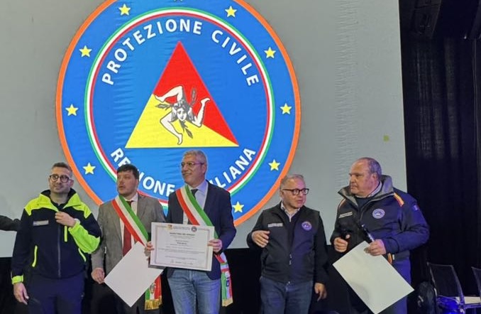 Santa Croce Camerina:  a Misterbianco importante riconoscimento per la Protezione civile comunale