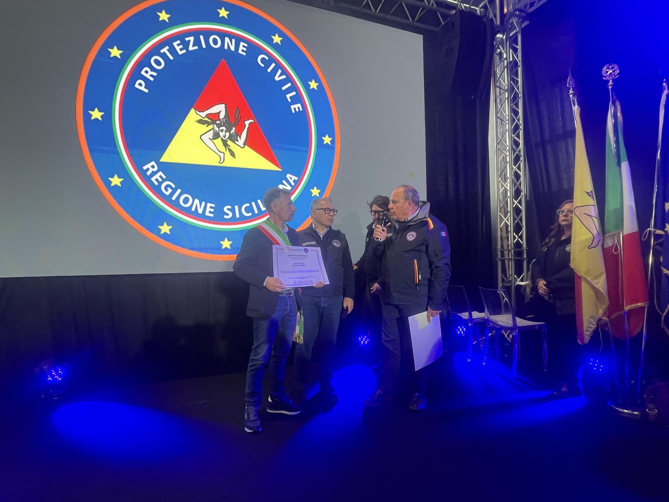 Alla “maratona dei sindaci” per la Protezione civile menzioni speciali anche per Scicli e Comiso