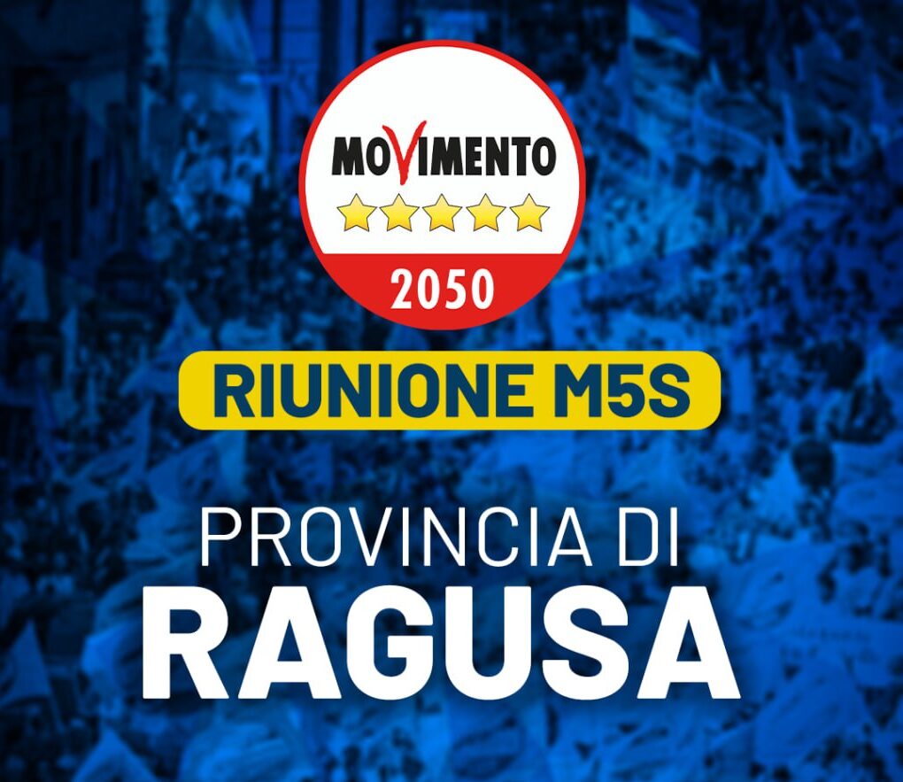 Sabato a Ragusa assemblea del Movimento 5 Stelle in vista delle elezioni di secondo livello