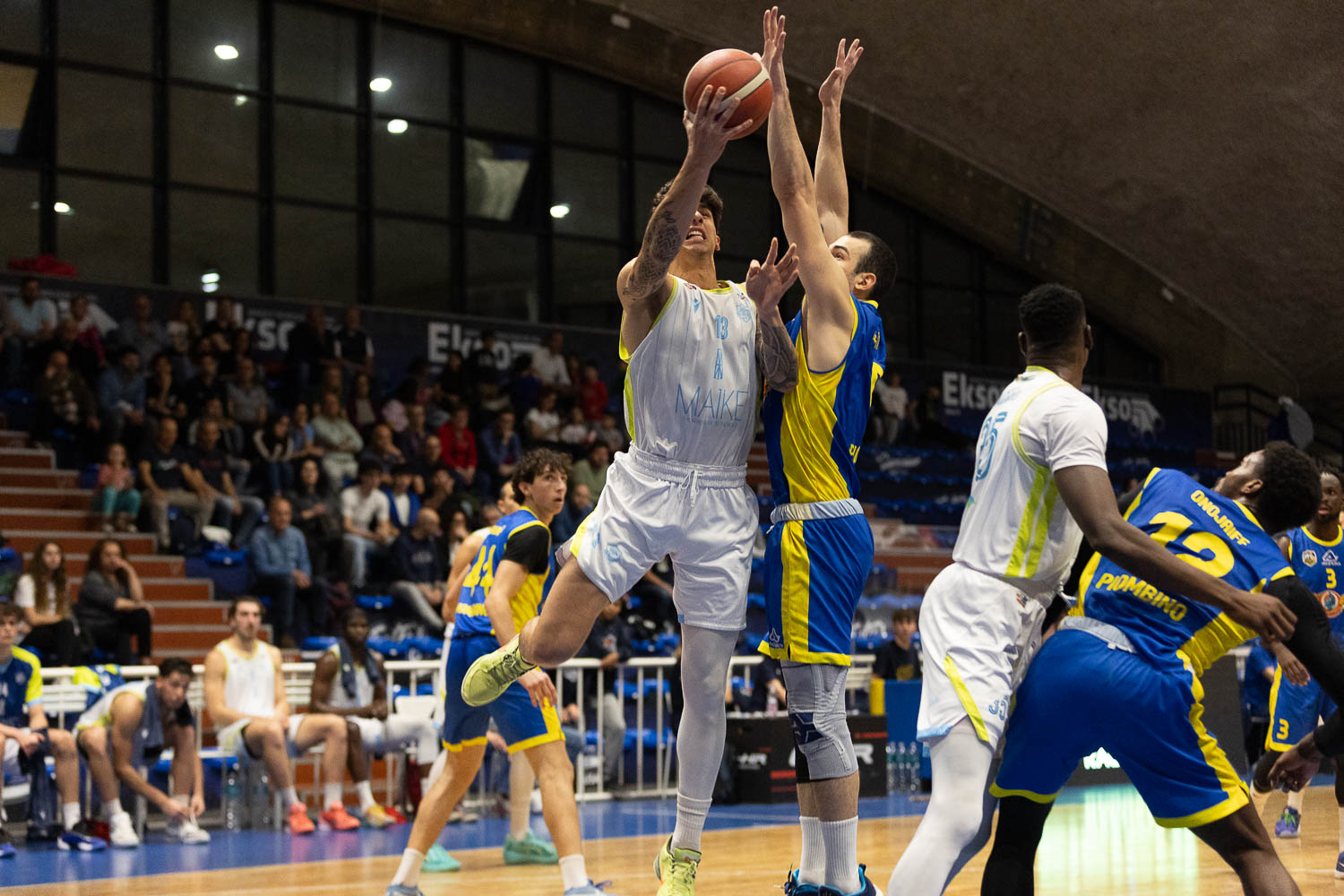 Piombino salva la serie B Nazionale, i toscani vincono gara3 al PalaPadua, la Virtus ancora in corsa