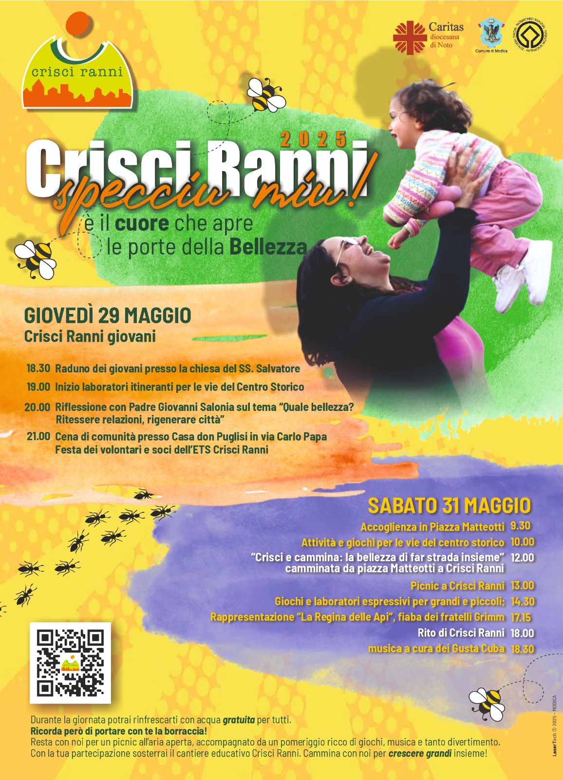 Il cuore apre le porte delle Bellezza, a Modica “Crisci Ranni specciu miu”, il 29 e 31maggio