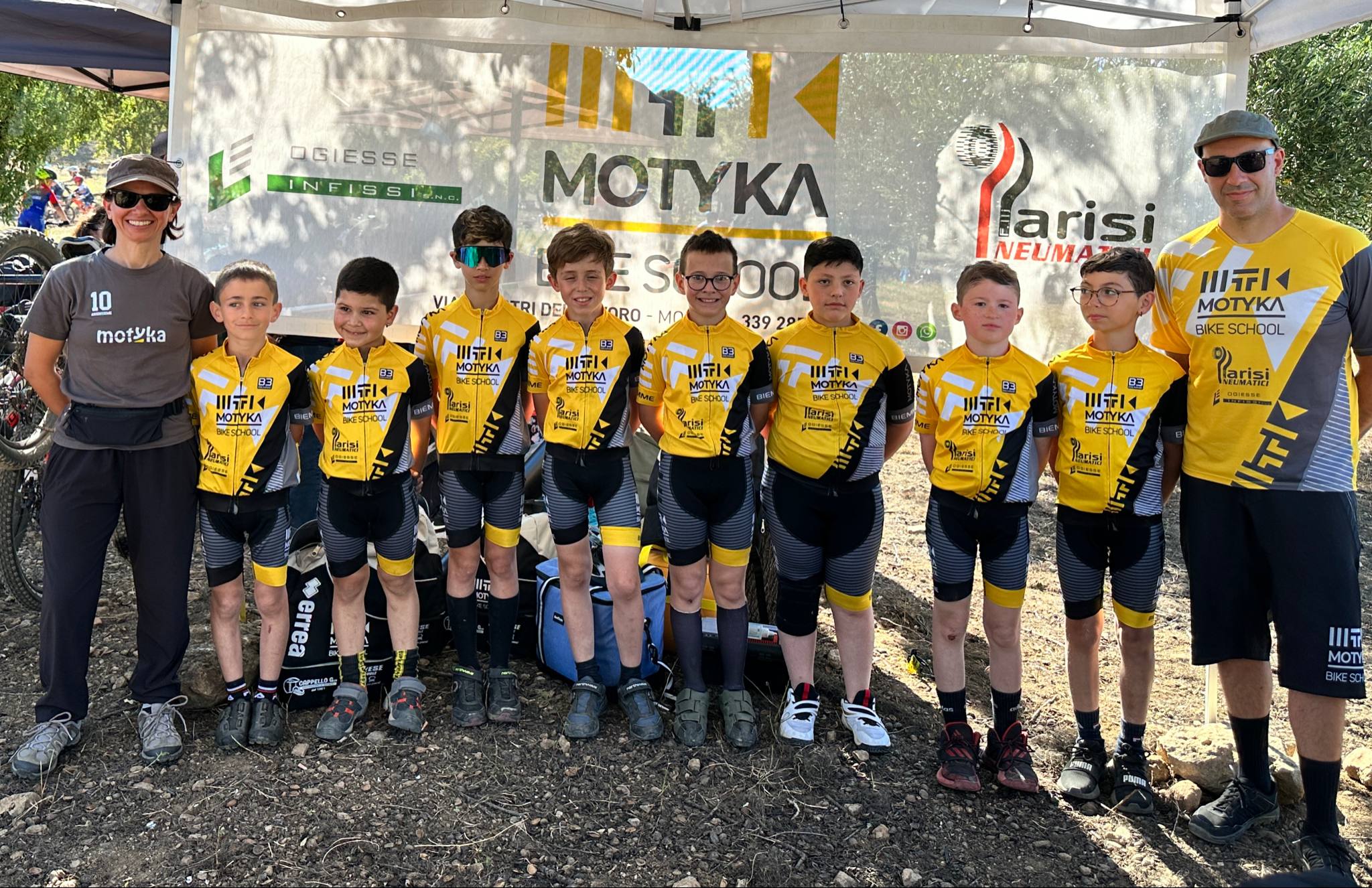 Mountain bike: alla III^ tappa di Coppa Sicilia Giovanissimi XCO di Agrigento Motyka Bike School ancora protagonista