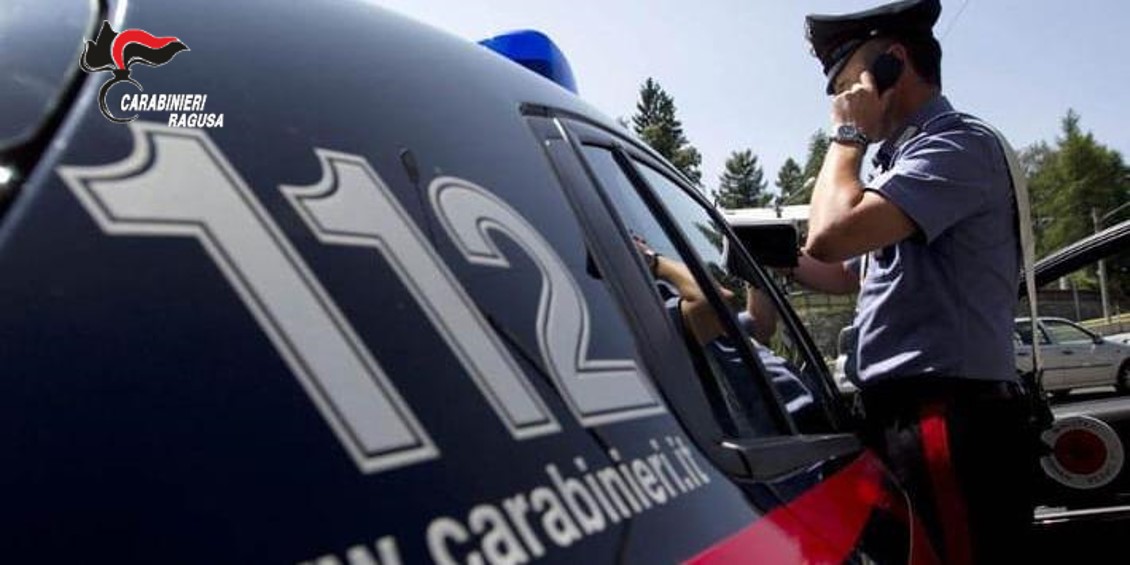 Comiso, scappa alla vista dei Carabinieri: arrestato per resistenza a Pubblico Ufficiale