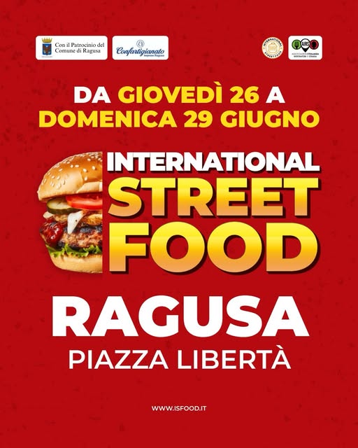 Torna a Ragusa International Street Food, sapori dal mondo in Piazza Libertà