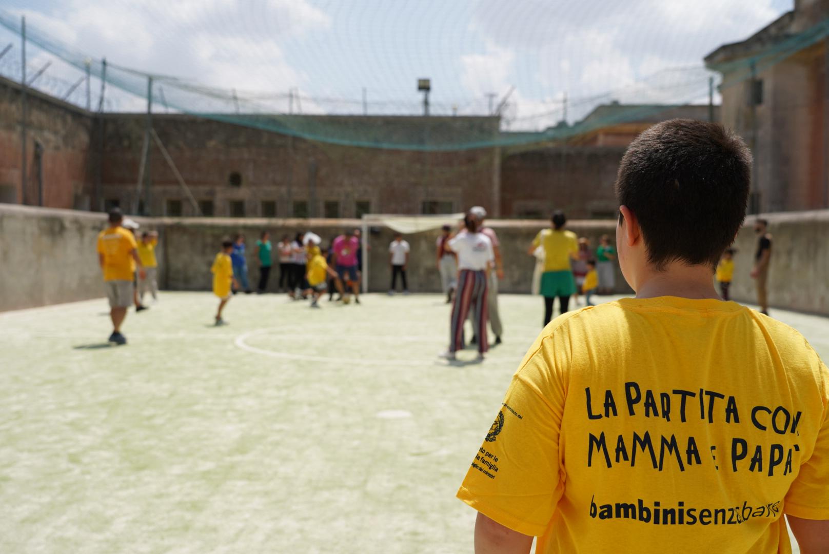 Ragusa: si è giocata al carcere la “Partita con mamma e papà” a fare goal il legame familiare