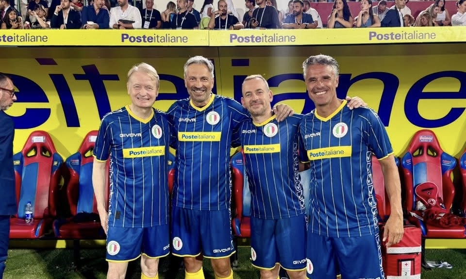 Partita del Cuore: in campo con la squadra dei politici il senatore Salvo Sallemi
