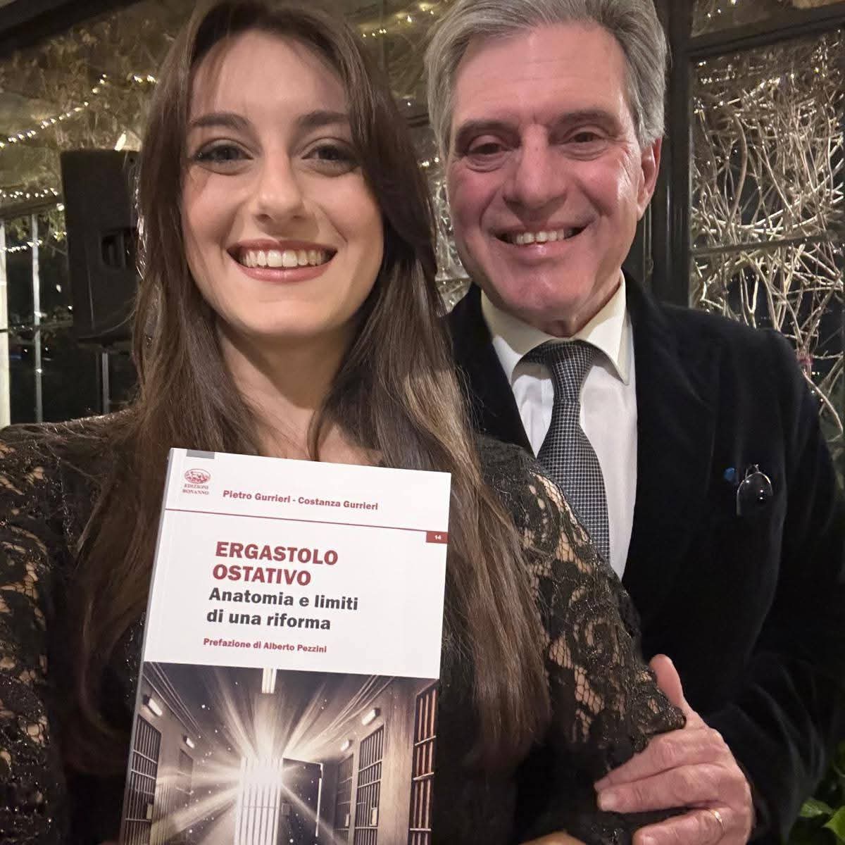 Due giuristi, Pietro e Costanza Gurrieri autori di un libro sull’ Ergastolo ostativo, ora in libreria