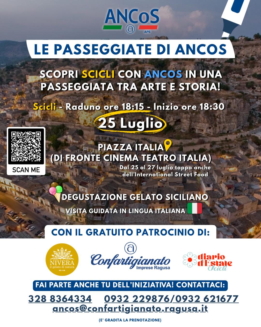 Scicli e una passeggiata inclusiva nel cuore del centro storico per celebrare il cibo di strada