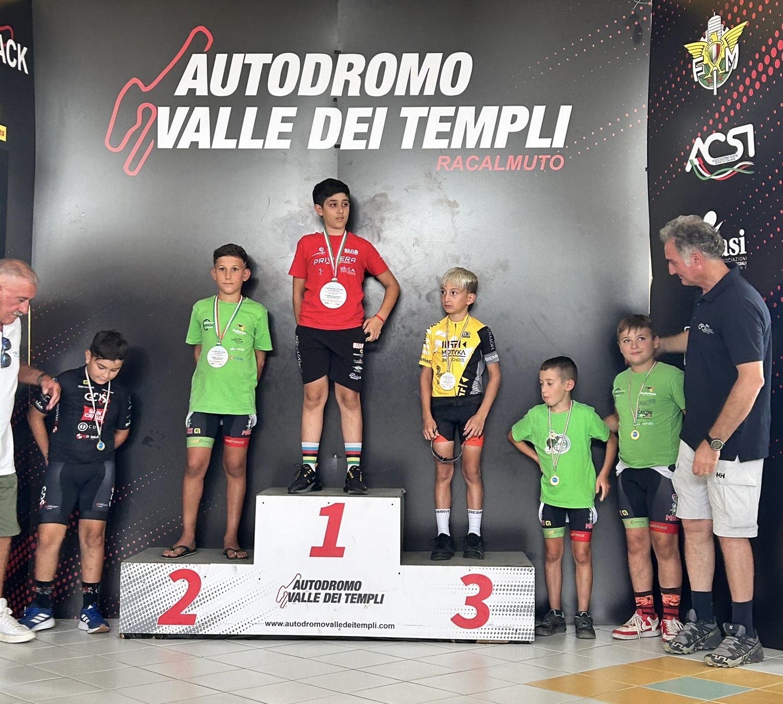 Ciclismo su strada: alla V^ tappa di Coppa Sicilia di Racalmuto due podi per la Motyka Bike School