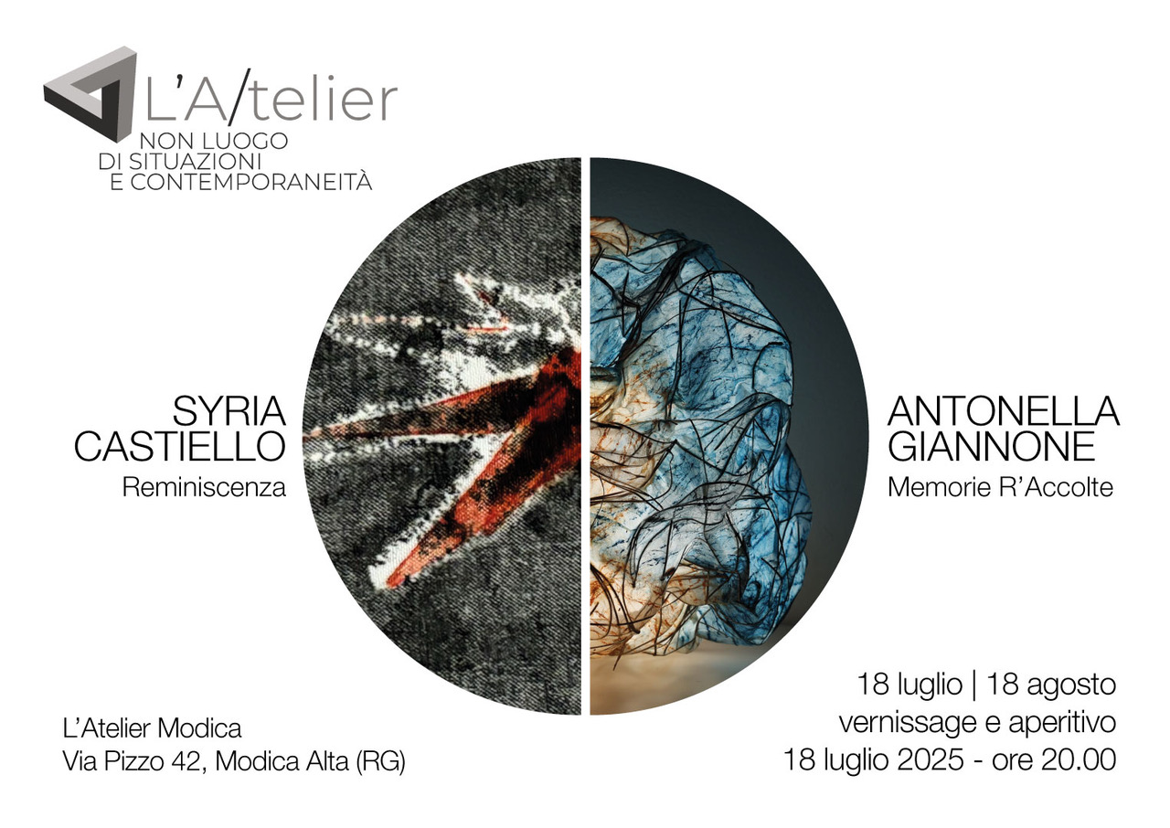 Modica: nuova mostra all’Atelier art gallery ad esporre le artiste locali, Castiello e Giannone