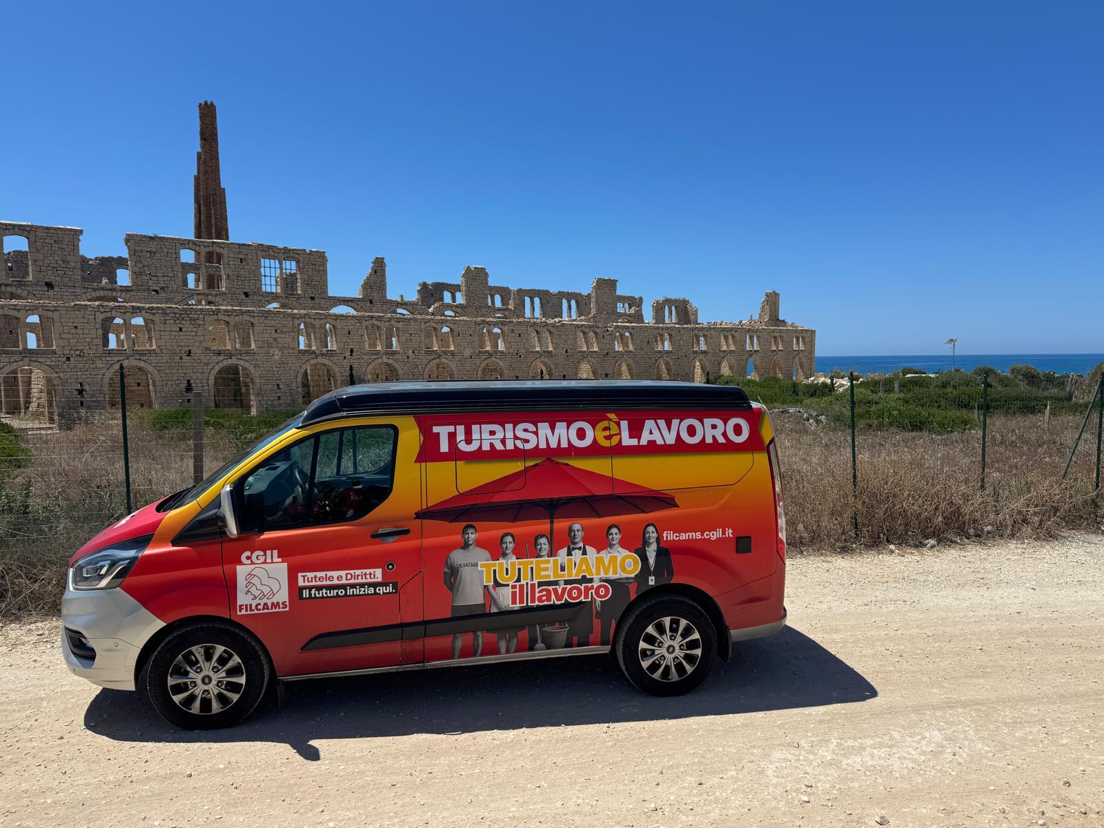 Il Camper dei Diritti in provincia di Ragusa, la Filcams CGIL: riflettori sul lavoro nel turismo