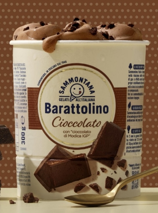 Il gelato impreziosito dal cioccolato di Modica IGP, ora firmato da Sammontana