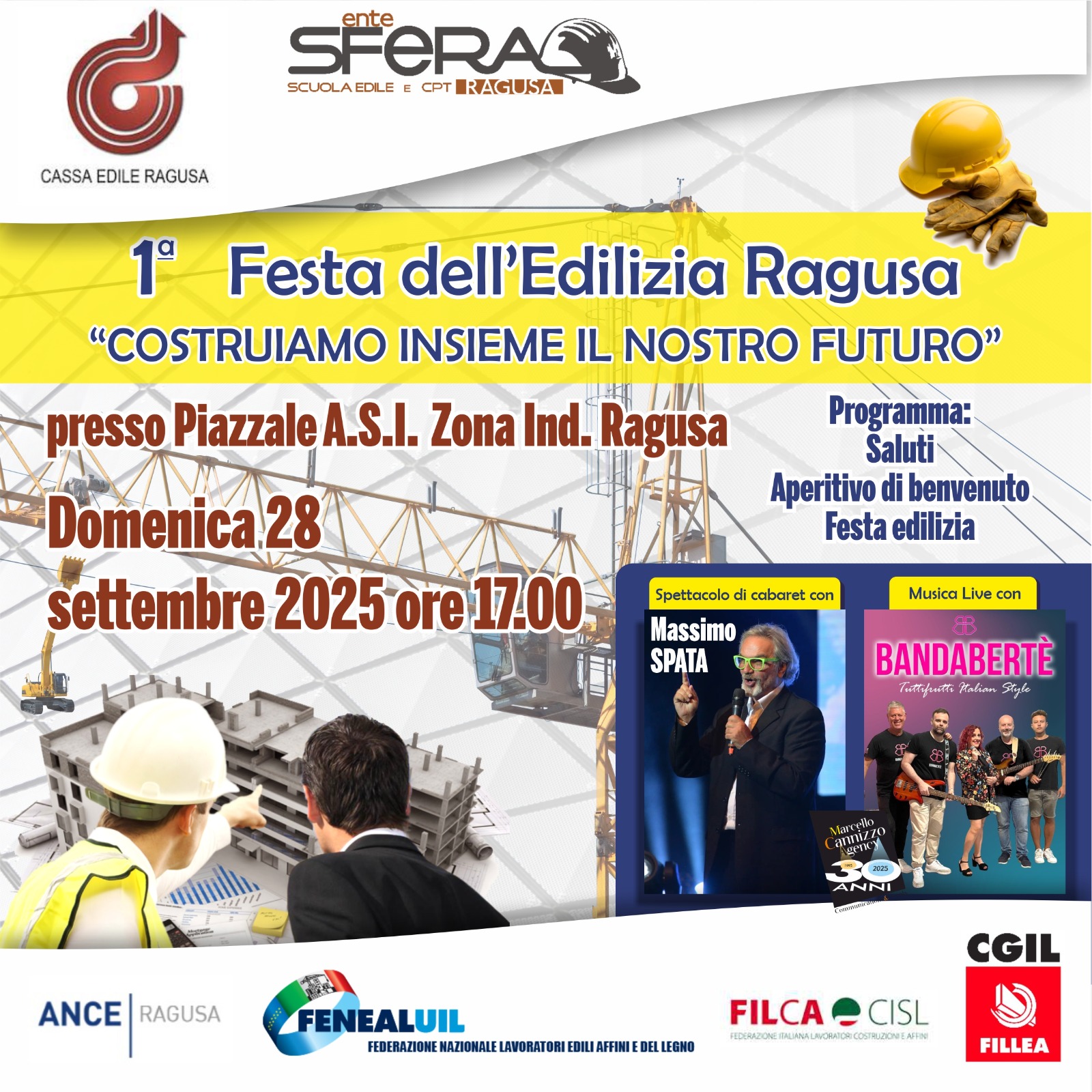 “Festa dell’Edilizia”, domenica la prima edizione  nel Piazzale Asi della zona industriale