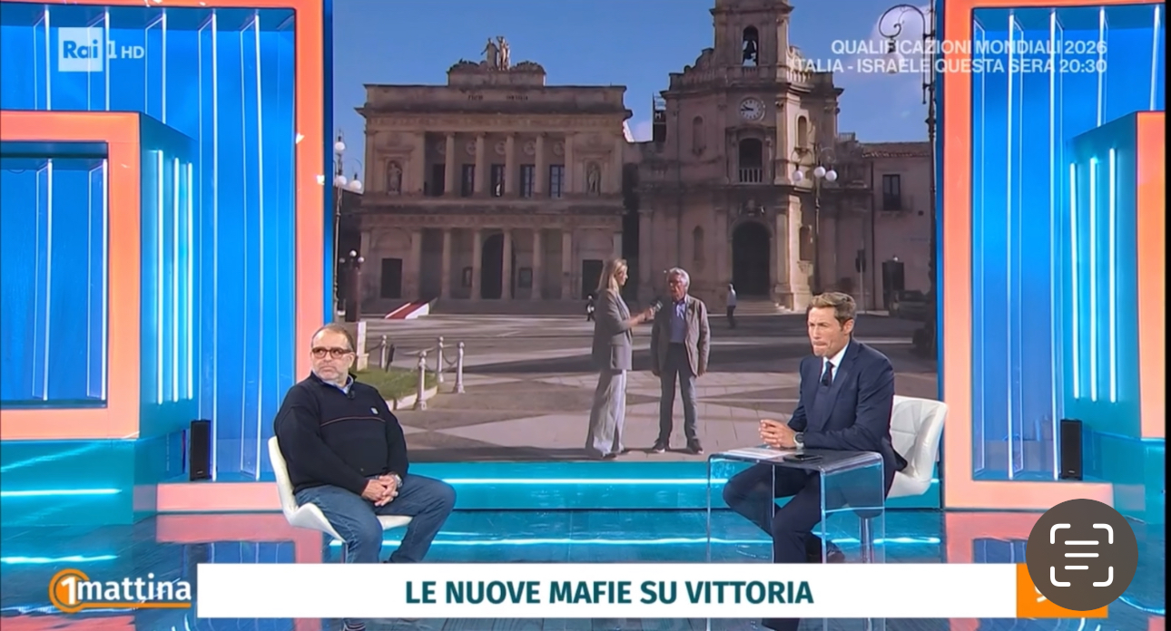 Vittoria: ad Uno Mattina Rai i colleghi Bascietto e Di Gennaro parlano di mafia e fumarole (video)