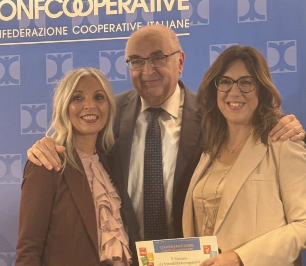 La cooperativa sociale Dafne di Chiaramonte premiata a Roma