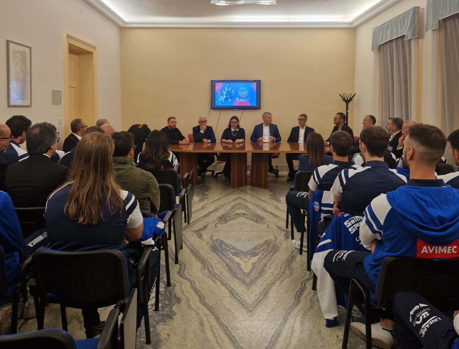 Modica, l’Avimecc Volley ricevuto a Palazzo San Domenico