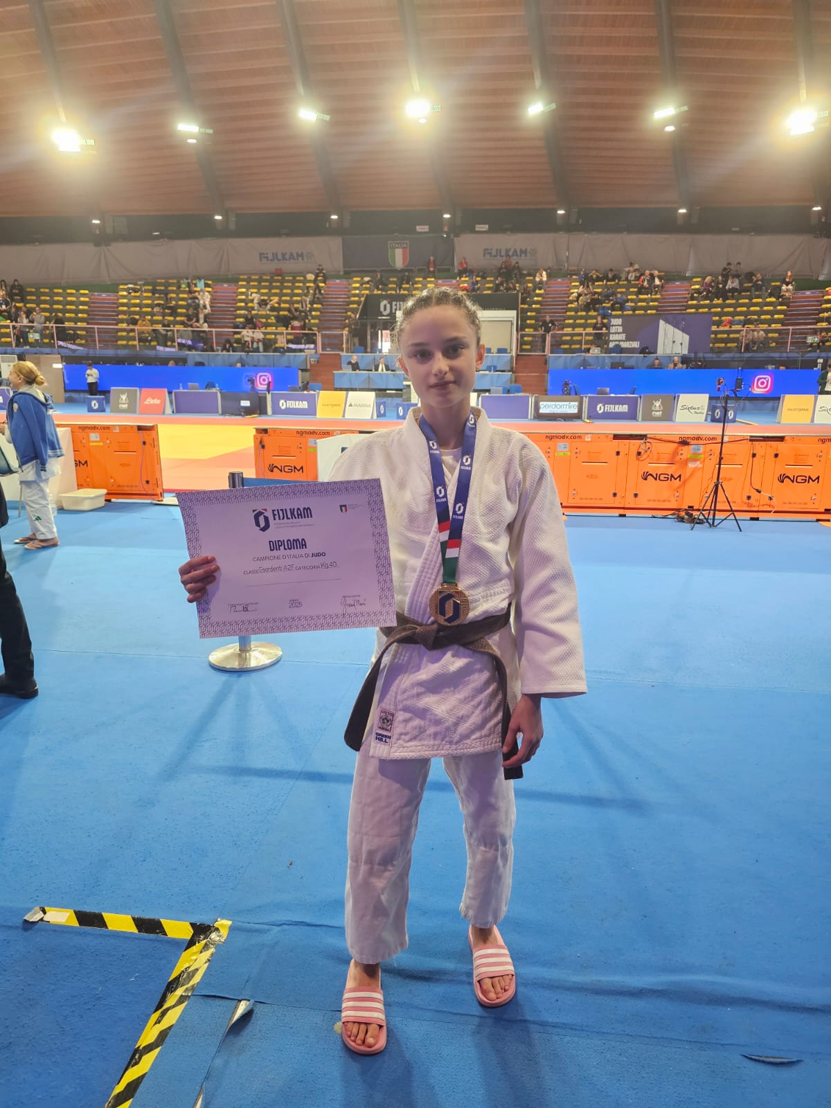 Il Basaki Judo Ragusa, protagonista ai campionati italiani con Alessia Migliorisi