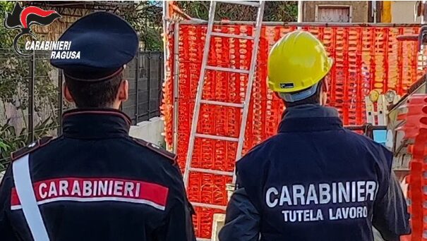 Operai senza visite mediche e sicurezza a zero: controlli intensificati nei cantieri del ragusano